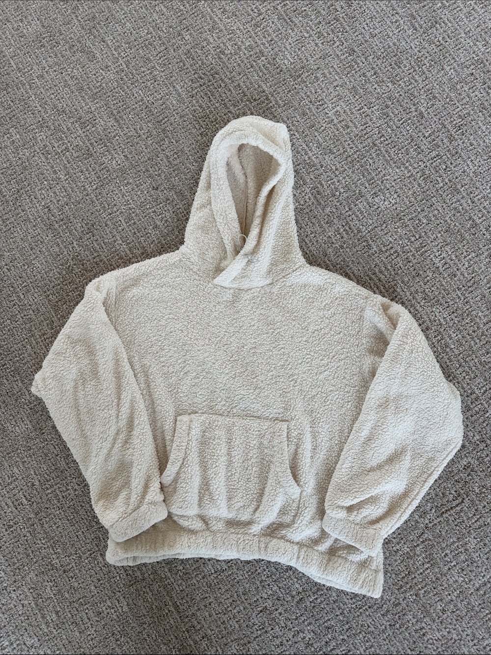Zella Cozy Cream Sherpa Hoodie - Women's Plush Pullover